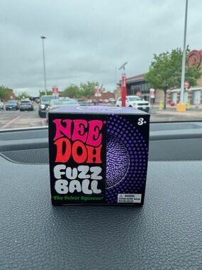 NeeDoh Fuzz Ball Stress Toy - PURPLE